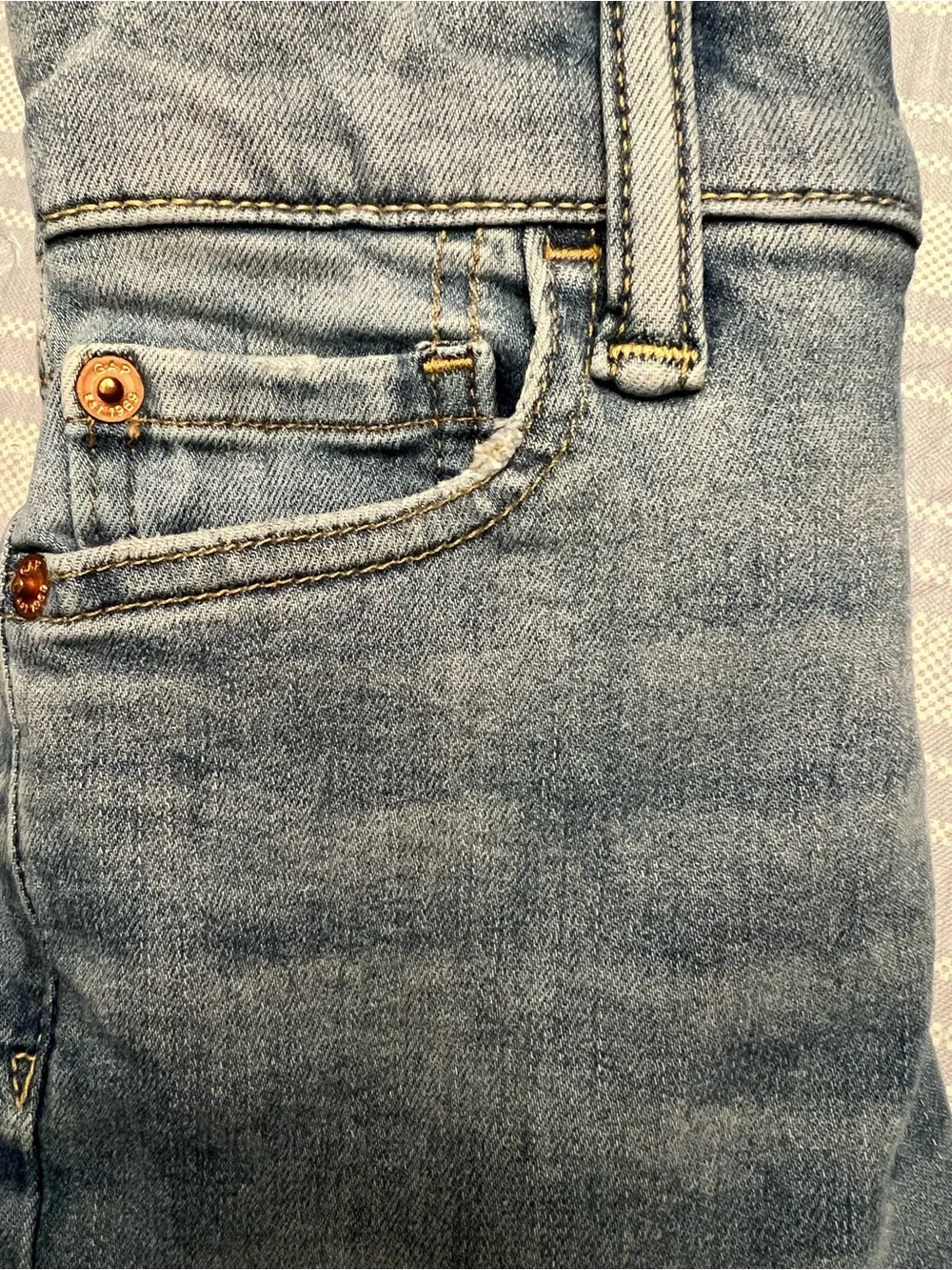 Kids fleece lined gap jeans